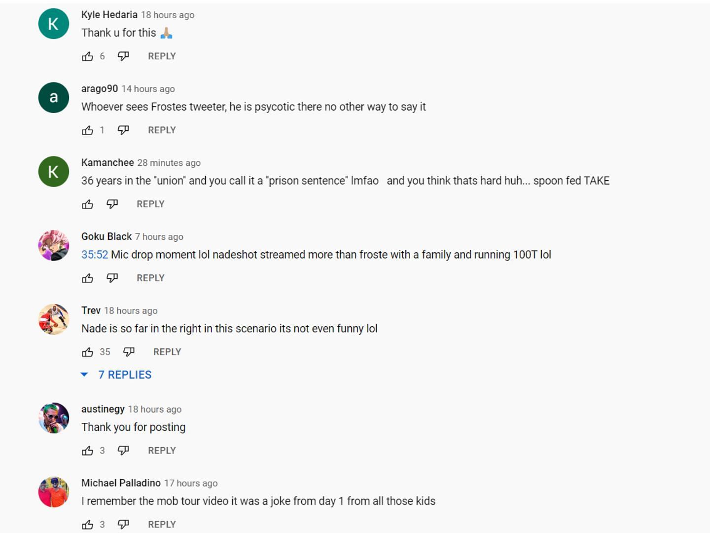 Social media reacts to the livestream (Image via TY/YouTube)